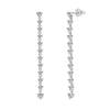 LINE ME UP EARRINGS - Fine Silver