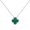 VERTE CLOVER NECKLACE - Fine Silver