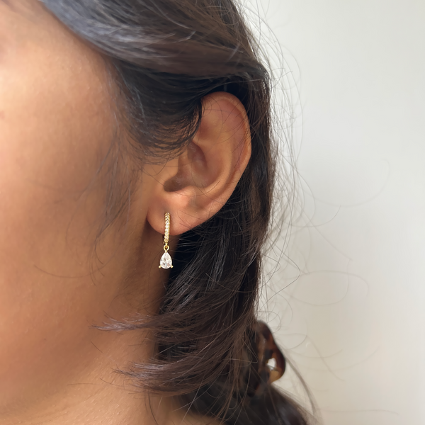 DROP FOR YOU EARRINGS - 18K GOLD-PLATED