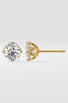 2.5 ct Solitaire Studs