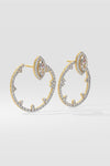 Marquise Halo Front Hoops