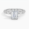 Christina Emerald Lab Grown Diamond Engagement Ring