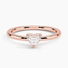 Petite Heart Lab Grown Diamond Ring