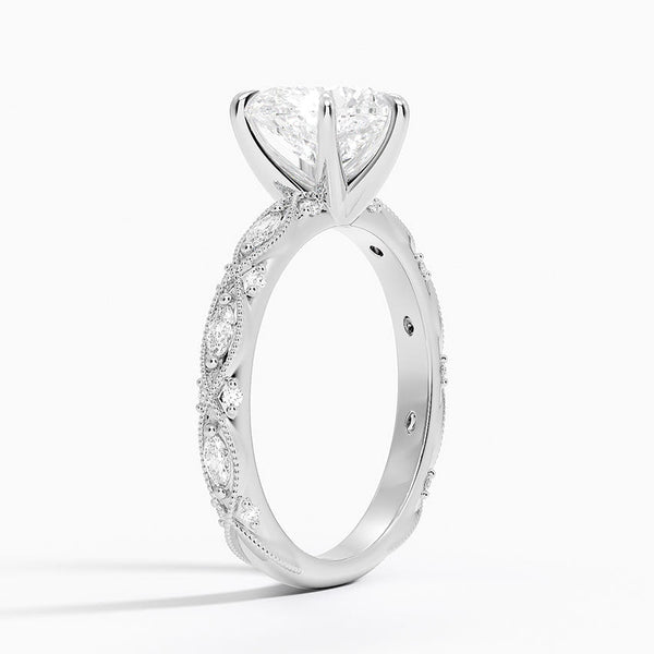 Christina Heart Lab Grown Diamond Engagement Ring