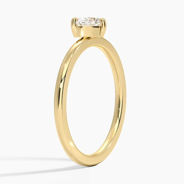 Petite Heart Lab Grown Diamond Ring