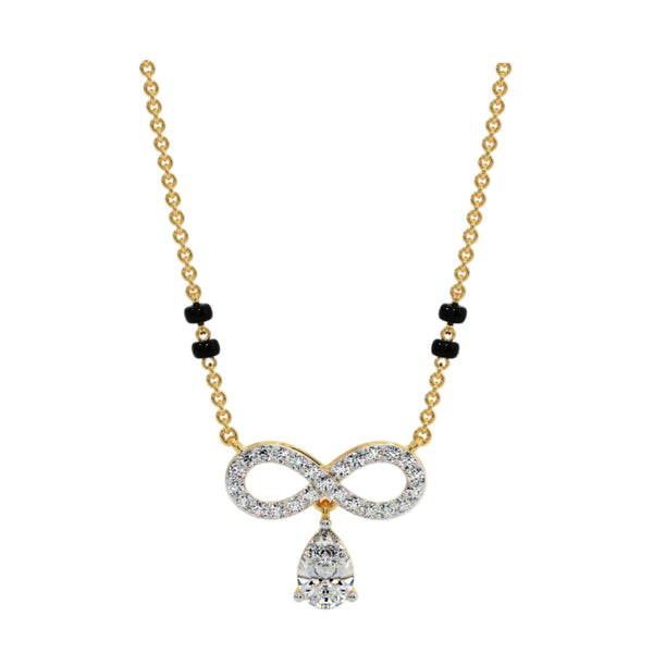 Infinity Pear Mangalsutra