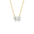 Toi et Moi Oval & Pear Lab Grown Diamond Pendant