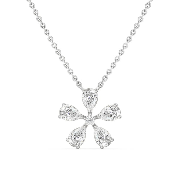 Bloom Pear Lab Grown Diamond Pendant