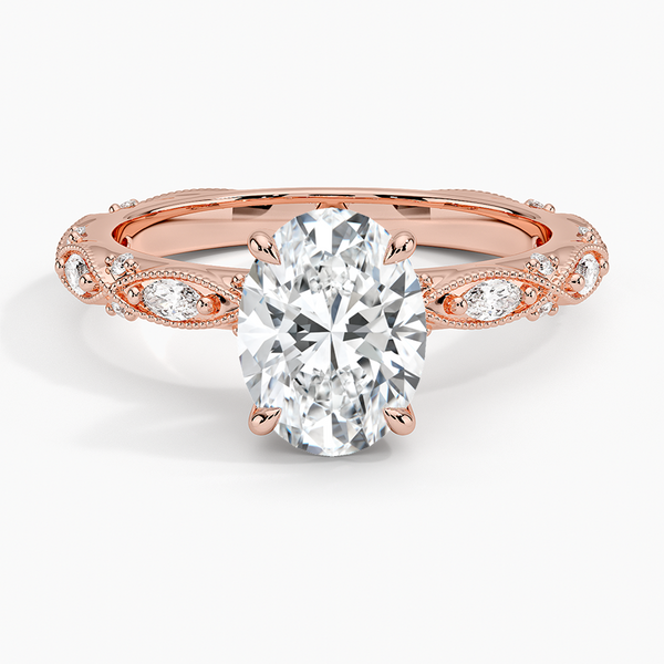Christina Oval Lab Grown Diamond Engagement Ring