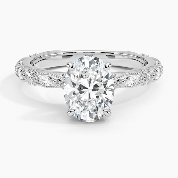 Christina Oval Lab Grown Diamond Engagement Ring