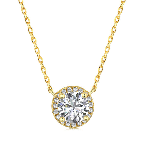 LUMEN SOLITAIRE NECKLACE - Fine Silver