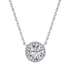 LUMEN SOLITAIRE NECKLACE - Fine Silver
