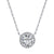 LUMEN SOLITAIRE NECKLACE - Fine Silver