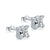 SQUARE STUDS (6MM) - Fine Silver