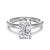 CRUSHED RADIANT RING - Fine Silver