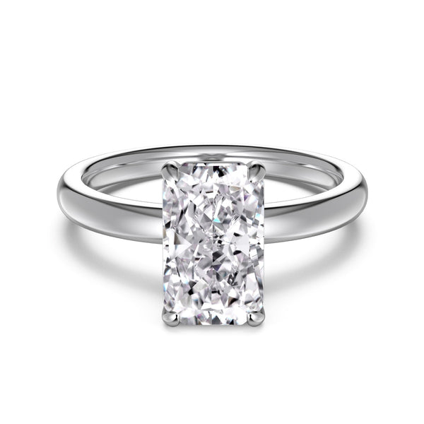 CRUSHED RADIANT RING - Fine Silver