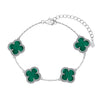VERTE CLOVER BRACELET - Fine Silver