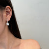 BLISS FLORA EARRINGS - Fine Silver