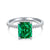 EMERALDE RING - Fine Silver