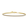 TENNIS ANKLET (2MM) - Fine Silver