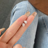 OVAL STUDS - Fine Silver