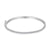 SINGLE LINE BANGLE - Fine Silver