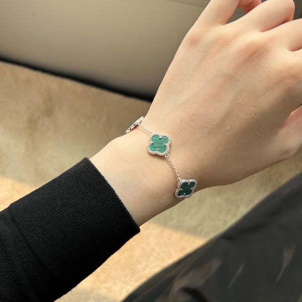 VERTE CLOVER BRACELET - Fine Silver
