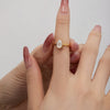 SOLE PEAR SOLID RING - Fine Silver