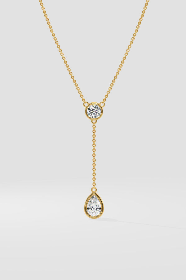 1 ct Lariat Drop Necklace