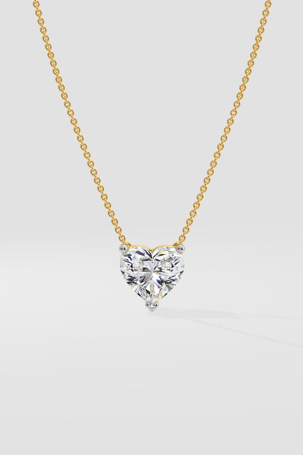 1 ct Heart Necklace