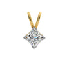 1 ct Princess Angular Pendant