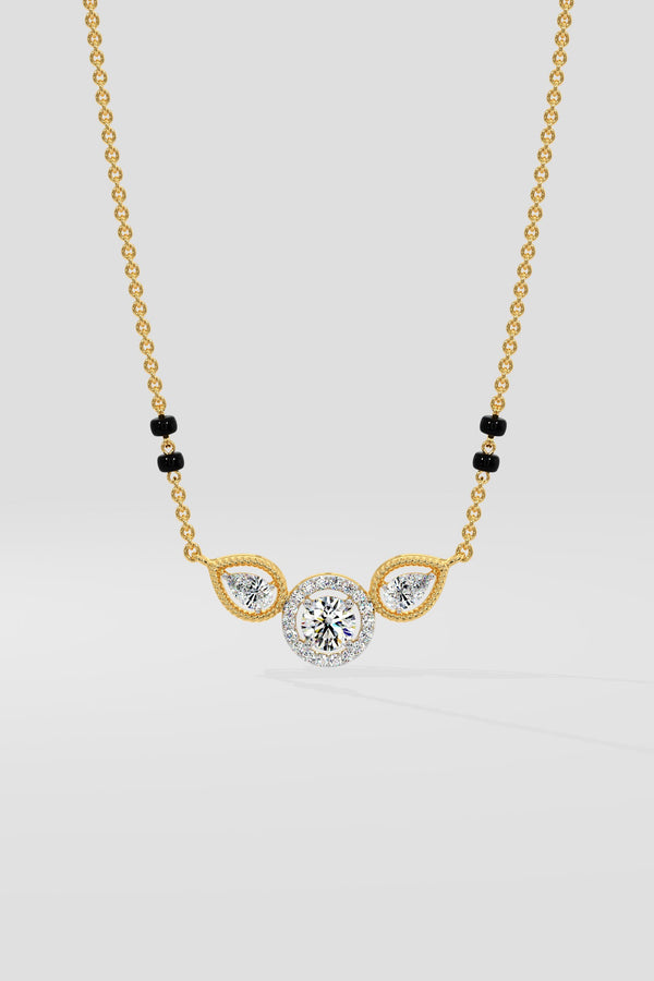 Petal Solitaire Mangalsutra