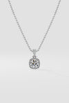 1ct Brilliance Halo Pendant