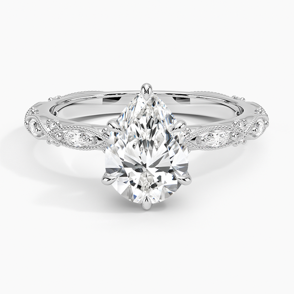 Christina Pear Lab Grown Diamond Engagement Ring