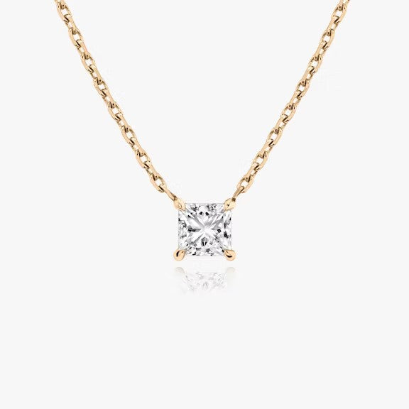 Princess Lab Grown Diamond Pendant
