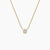 Round Bezel Lab Diamond Solitaire Pendant