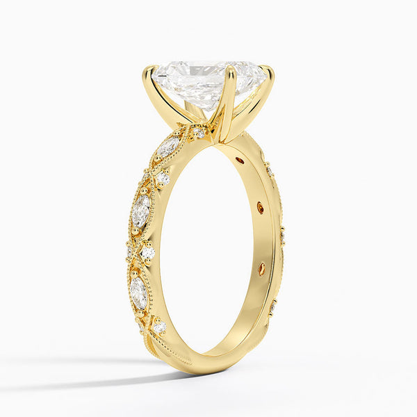 Christina Radiant Lab Grown Diamond Engagement Ring