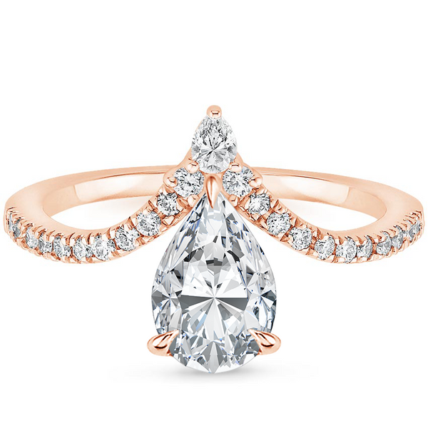 Venessa Pear Lab Grown Diamond Engagement Ring