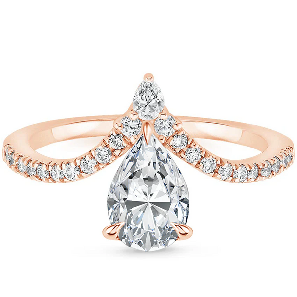 Venessa Pear Lab Grown Diamond Engagement Ring