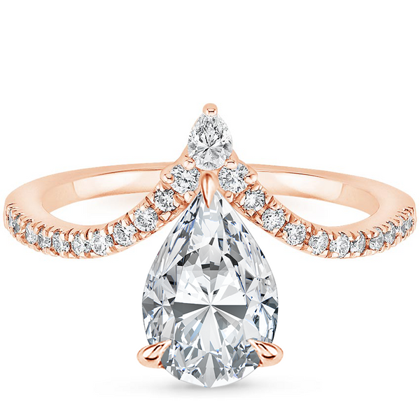 Venessa Pear Lab Grown Diamond Engagement Ring