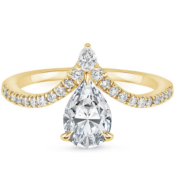 Venessa Pear Lab Grown Diamond Engagement Ring