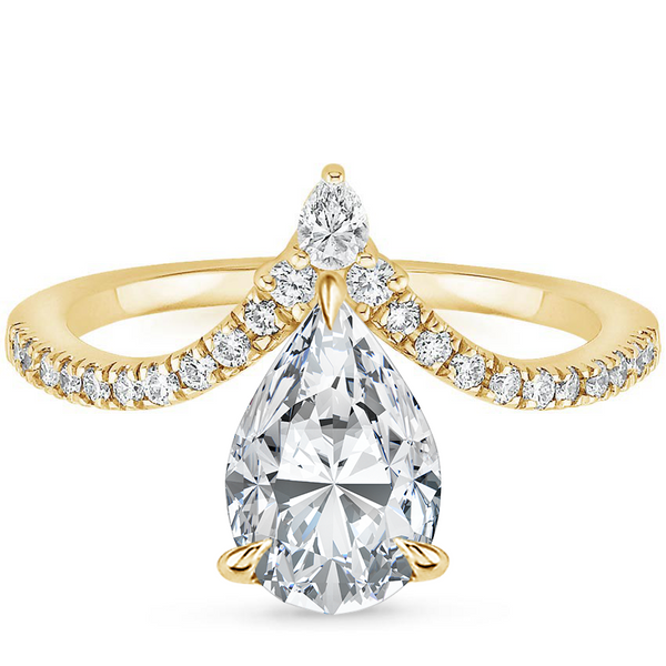 Venessa Pear Lab Grown Diamond Engagement Ring