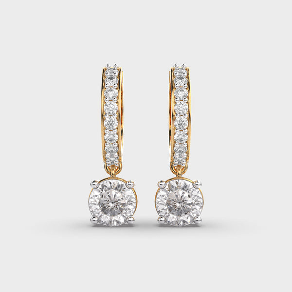 Chic Glam Padma Cut Diamond Earrings