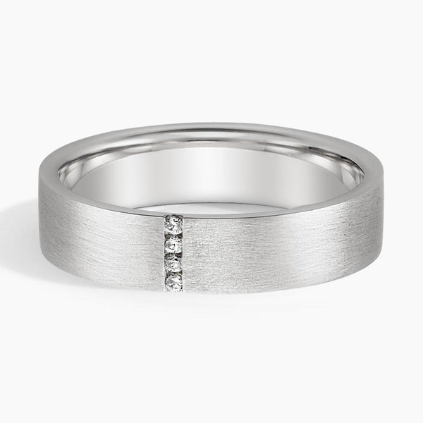 Quatro Diamond Eternity Men Ring
