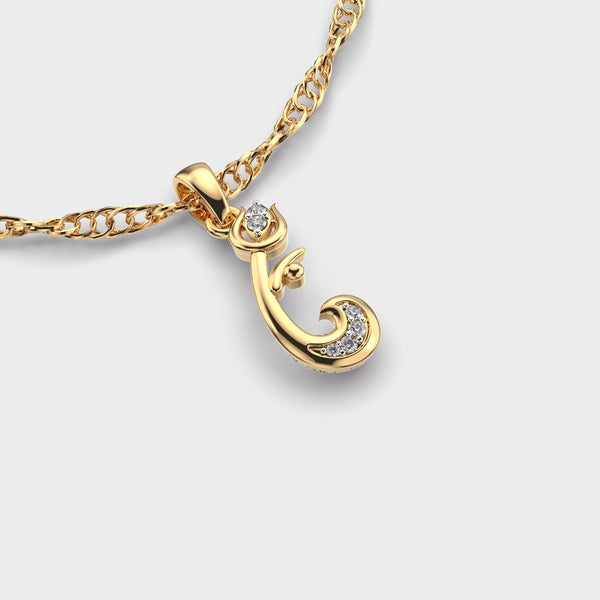 Blissful Ganesha Diamond Pendant without Chain