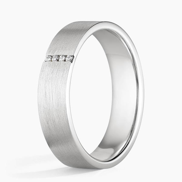 Quatro Diamond Eternity Men Ring