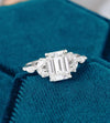 Emerald Marquise Lab Grown Diamond Engagement Ring