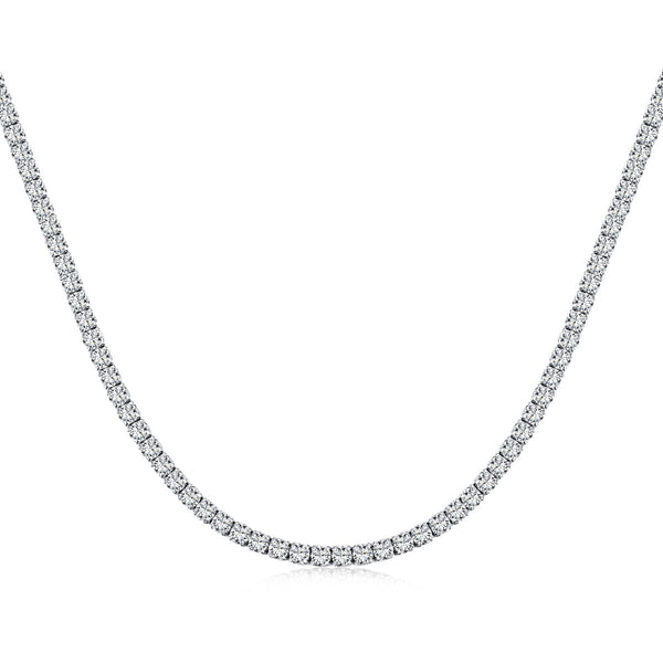 TENNIS NECKLACE/CHOKER (3MM) - Fine Silver