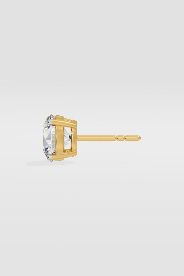 1 ct Round Stud