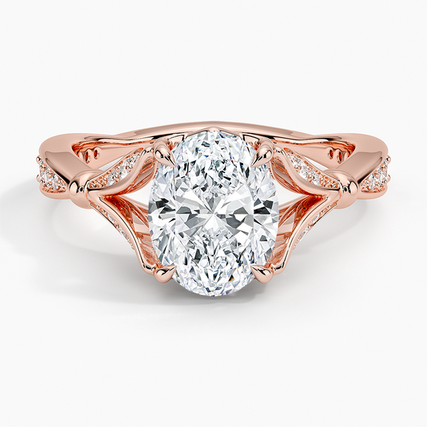 Petunia Oval Lab Diamond Engagement Ring